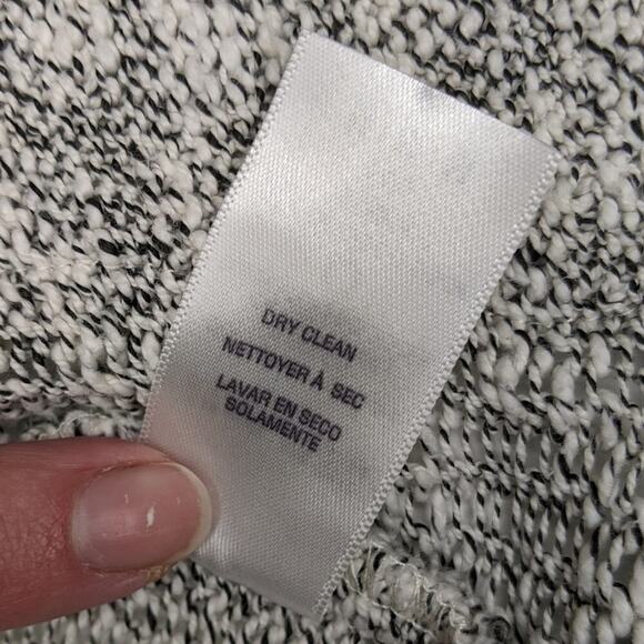 Splendid REVOLVE Seaside Loose Knit Open Front Cardigan Cotton Blend Ash Medium - Picture 7 of 8